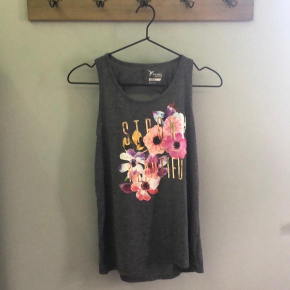 Old Navy Other - Old Navy Floral Graphic Active Tank Sz 16